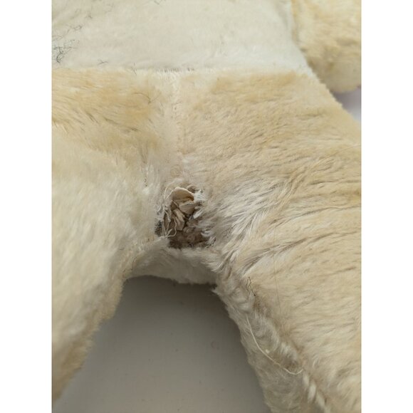 Vintage Columbia Toy White And Red Bear Panda Stuffed Animal 26" - Picture 6 of 6